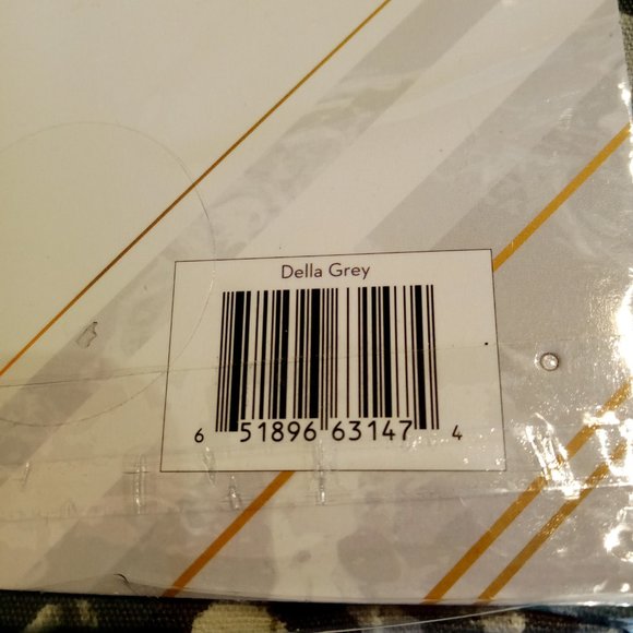 Decorative Pillow Cover  20 x 20  Della Grey  Scroll/Geometric Print  NEW in pkg - Picture 9 of 9